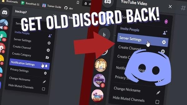 How to get the Old Discord Mobile UI back