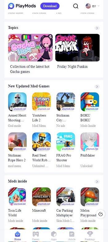 PlayMods - The Ultimate App for Mod Games and More