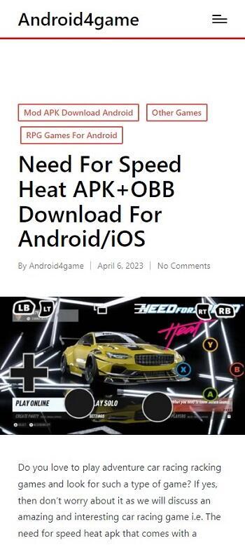 android4game carx street android