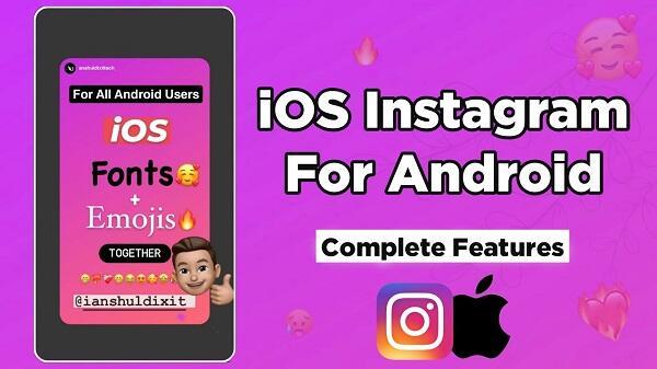 instagram ios emoji and font apk latest version