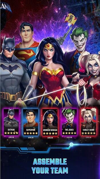 dc heroes and villains mobile game