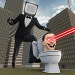 Icon Toilet Monster Rope Game