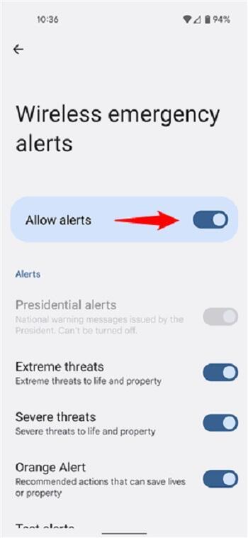 what is wireless emergency alerts android
