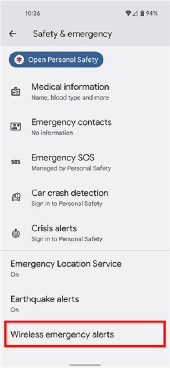 wireless emergency alerts android 1