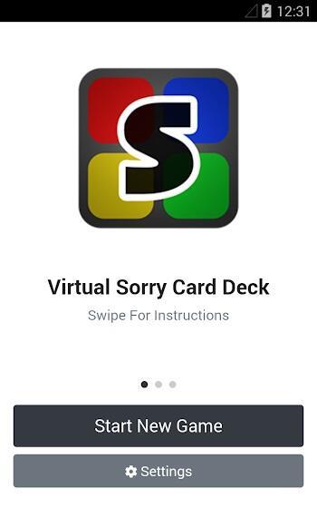 virtual sorry card deck game apk ios
