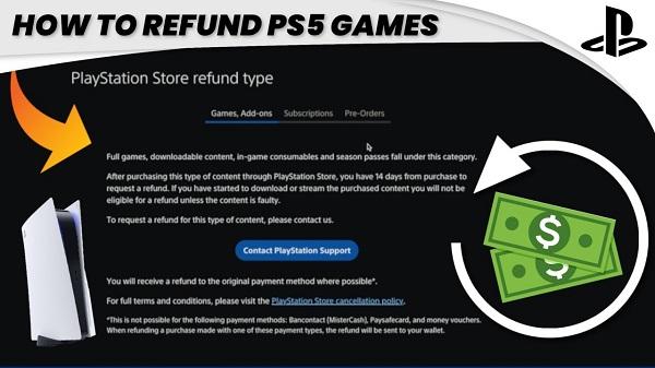 How to Request a Refund for PS5 Games