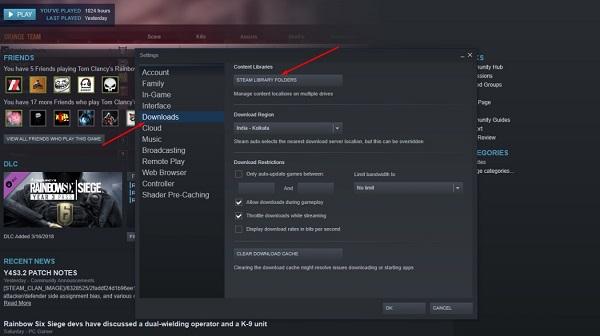 Move steam games to another drive