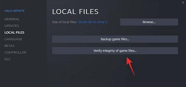 Verify Integrity of Game Files