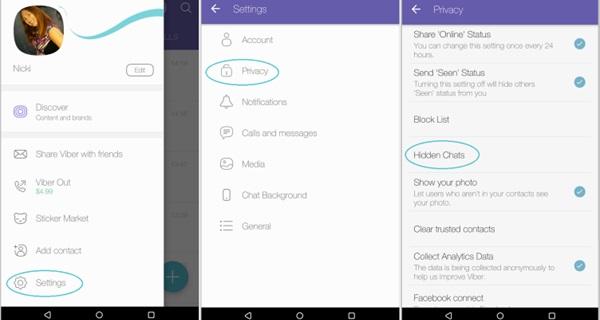 How to clear the Viber app history