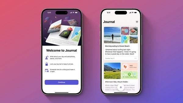 iOS 17 Journal App