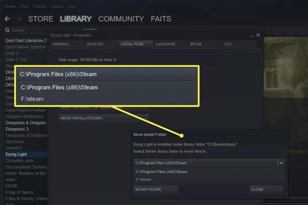Moving a Steam Installation and Games
