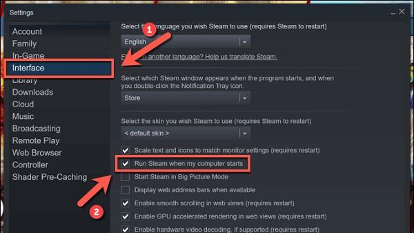 stop steam from opening when launching game 2